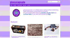 Desktop Screenshot of glasscapsule.com
